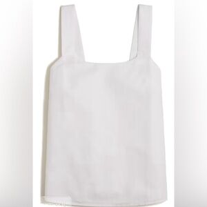 J Crew Factory Linen Cotton Squareneck Tank